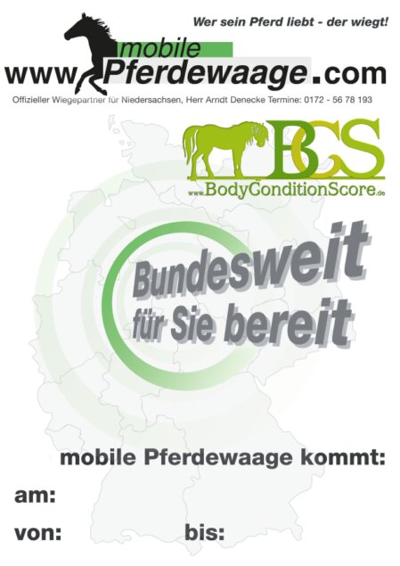Pferdewaage Terminankündigung